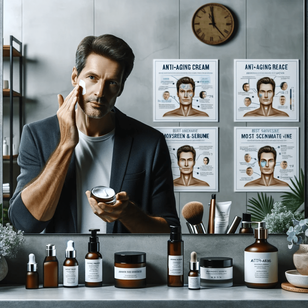 Anti-Aging Hudvård för Män: Bästa Produkterna och Rutinerna