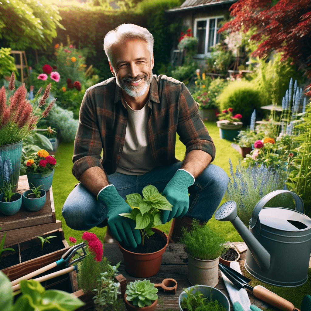 Män Och Trädgårdsarbete