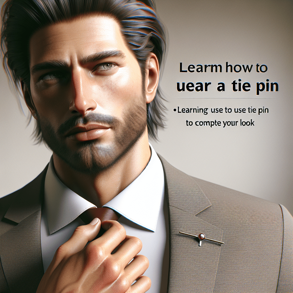 Snygga sätt att bära slipsnål