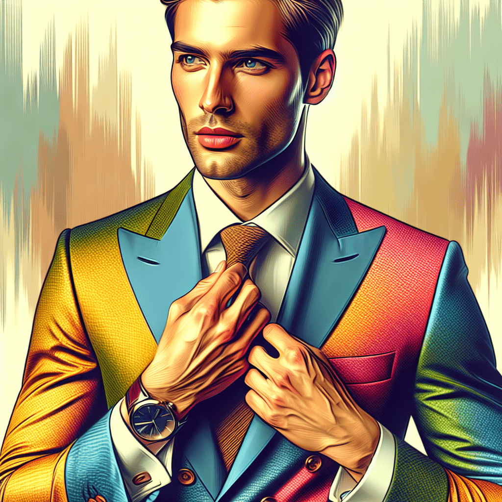 Hur du bär färgade kostymer utan att överdriva