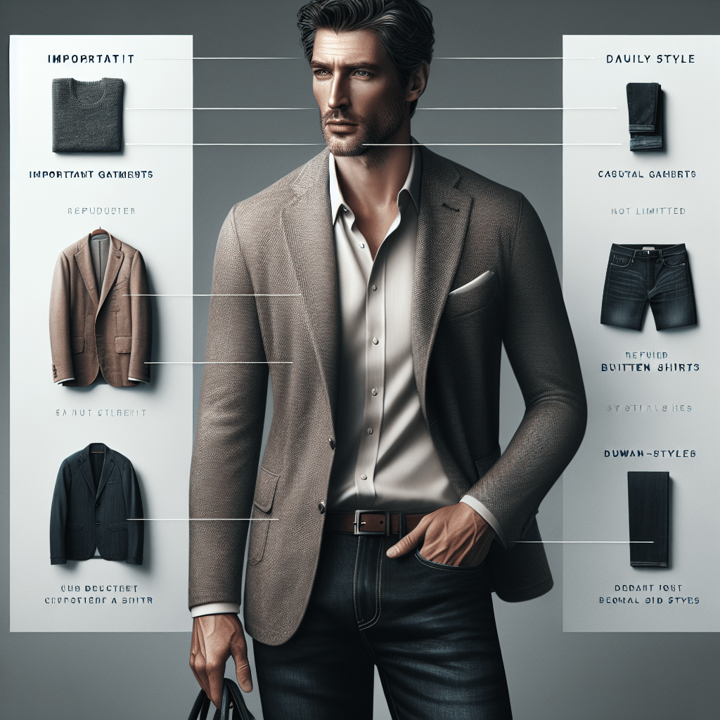 Viktiga plagg för en stilren vardagslook