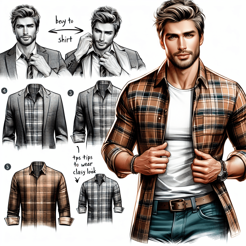 Hur du bär en rutig skjorta med stil