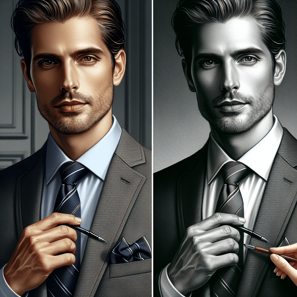 Hur du matchar slips och ficknasdukfile