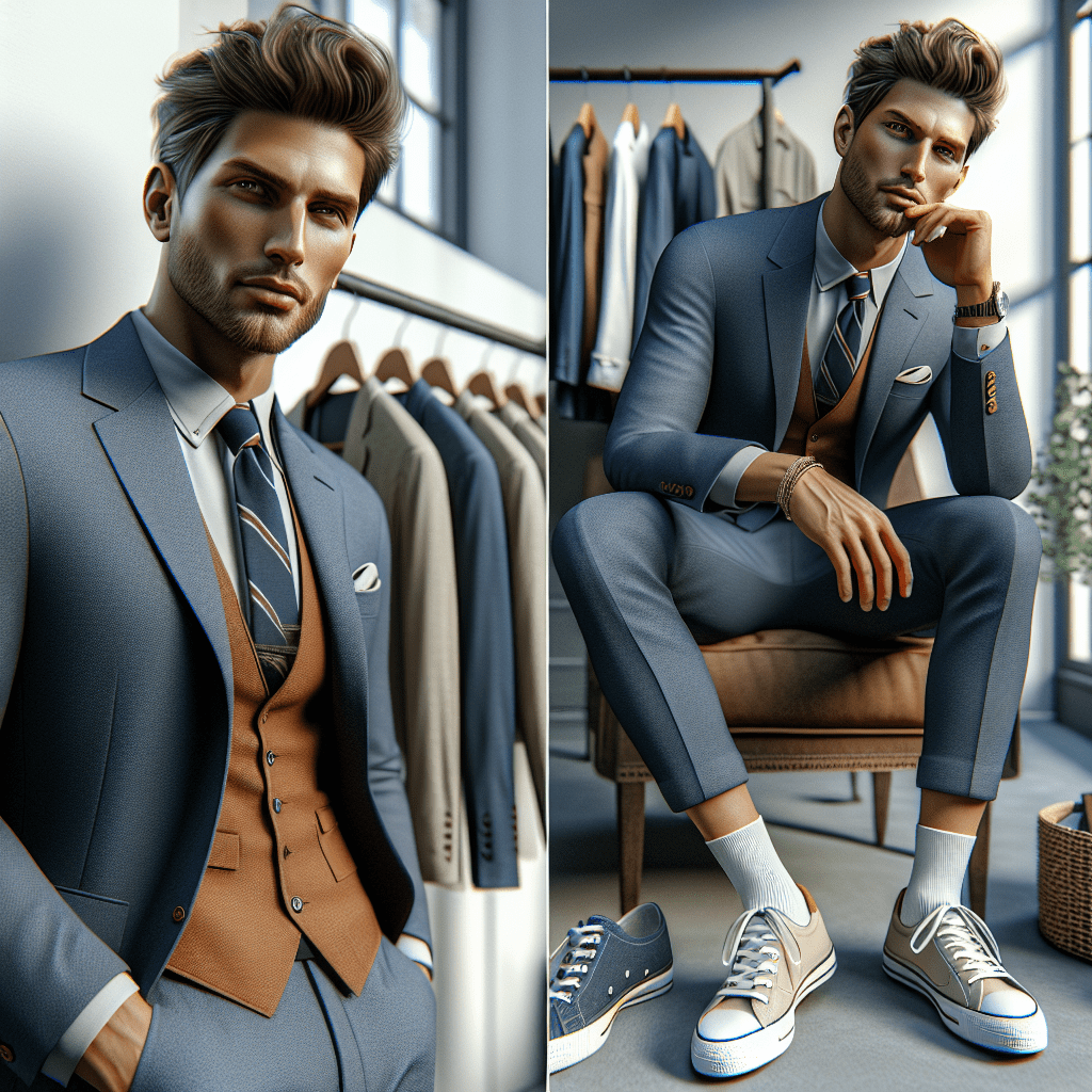 Så bär du en kostym med sneakers