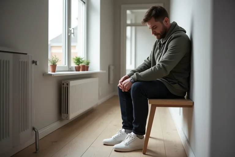 Närbild på vita sneakers med fokus på sula, material och vardaglig passform