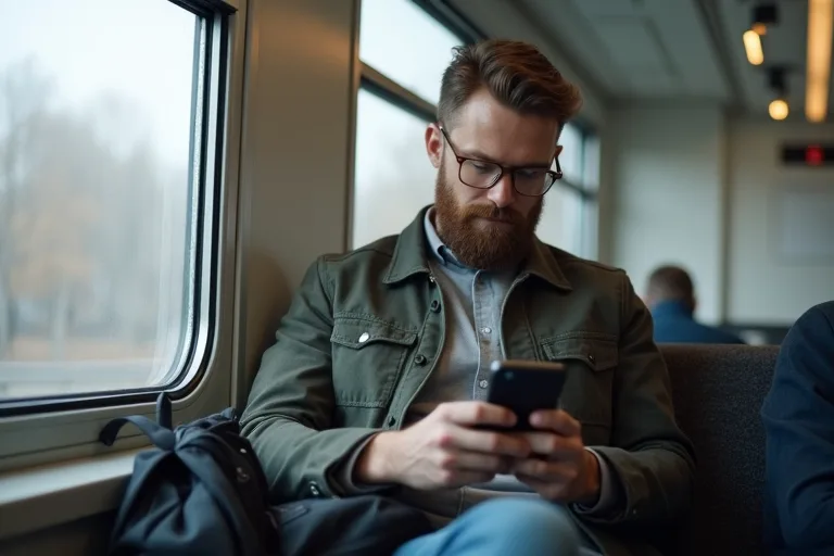 Närbild på en powerbank och laddkabel i praktisk vardagsanvändning