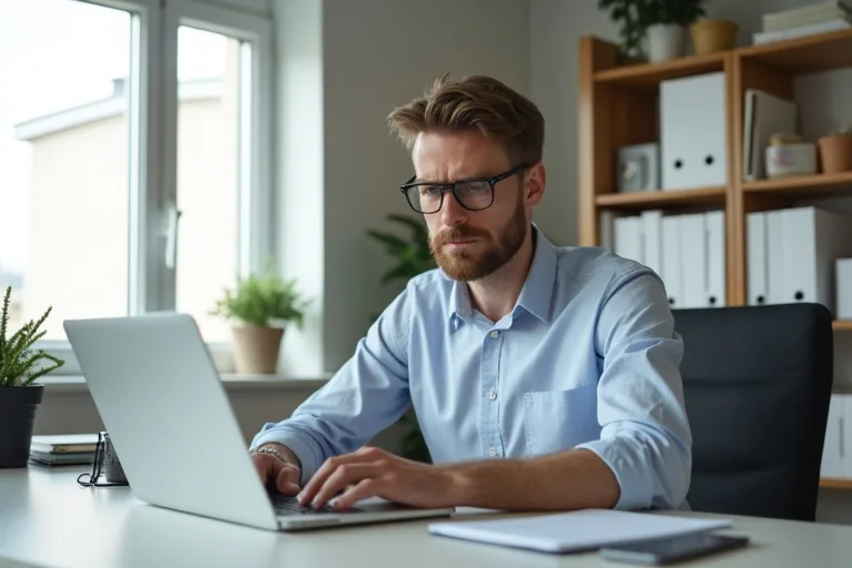 En man väljer vilka personer som kan vara starka referenser i jobbsökandet