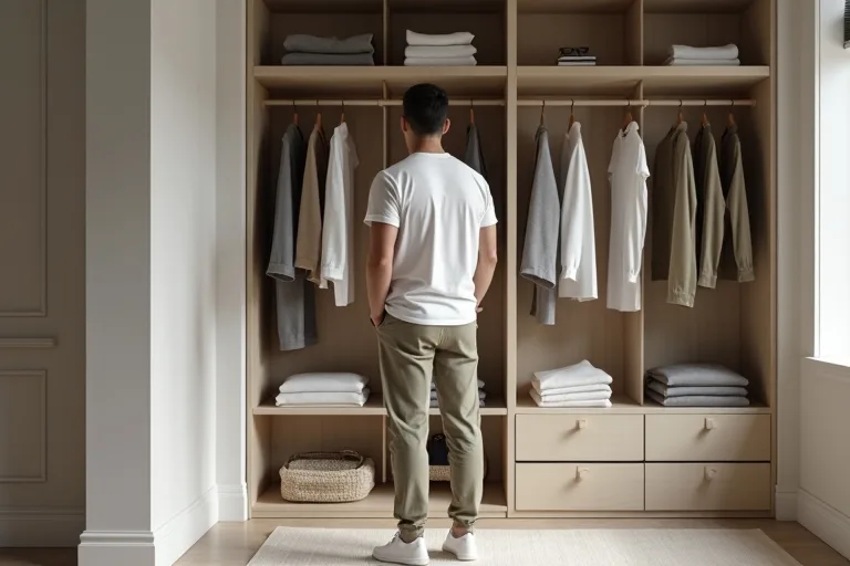 Illustration till Färger och baskategorier som gör garderoben lätt att använda