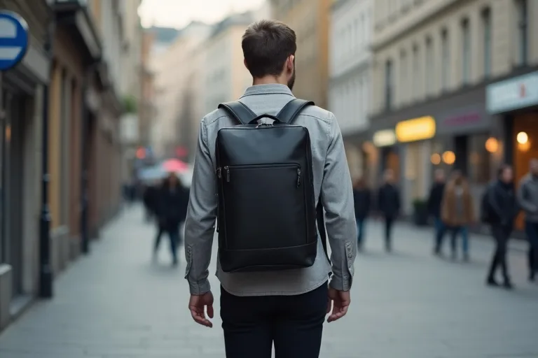 Illustration till Storlek, laptopfack och skydd