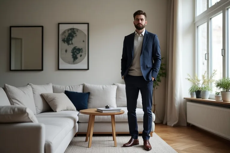 Illustration till Passform, proportioner och färger som gör stilen rätt