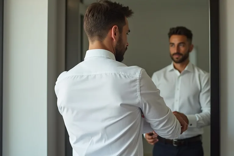 Illustration till Material och vit nyans