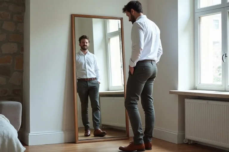 Närbild på loafers i läder och mocka som visar skillnad i material och uttryck
