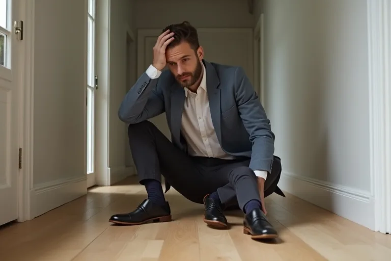 Närbild på loafers som visar skillnaden mellan vardagligt budgetval och mer påkostad modell